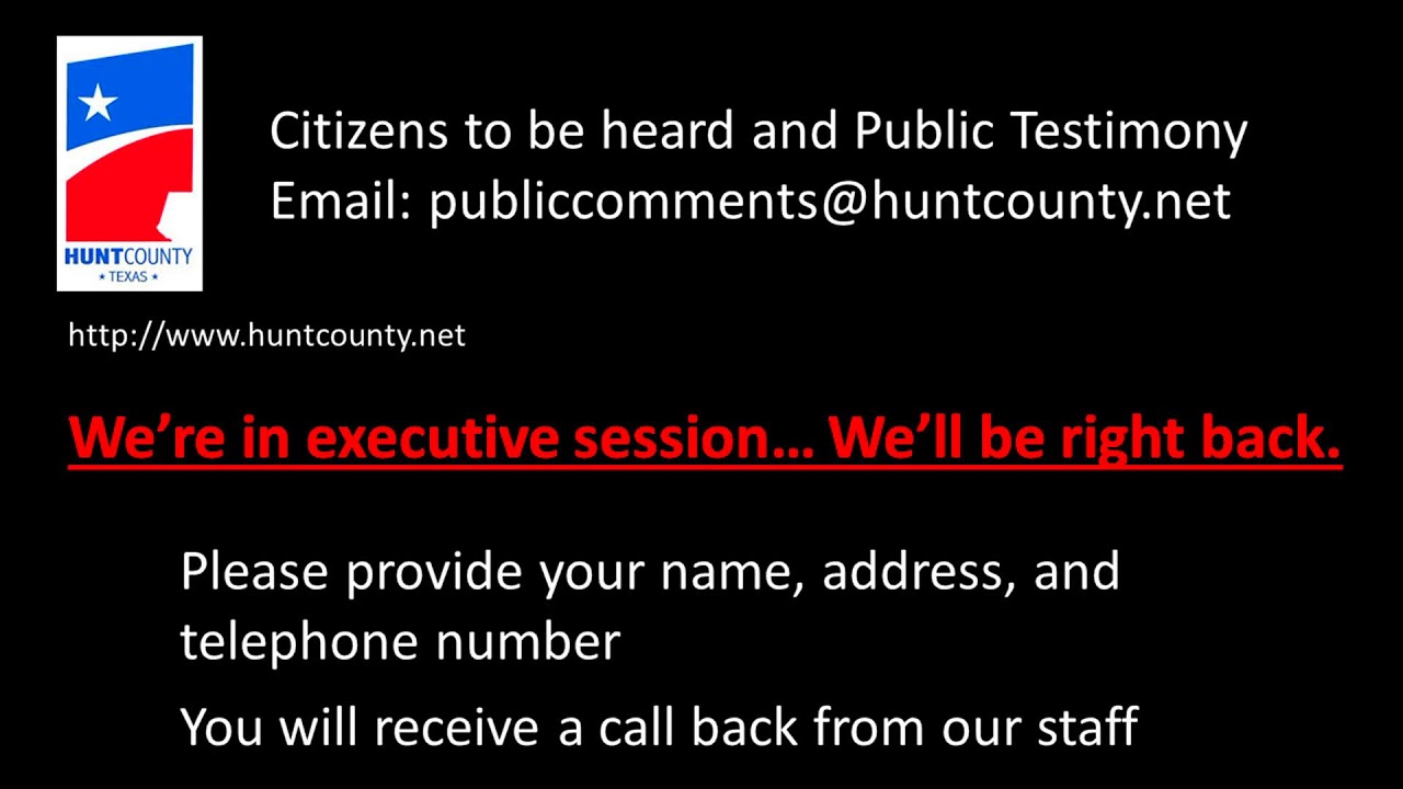 Commissioners Court Special Session 09/04/2025