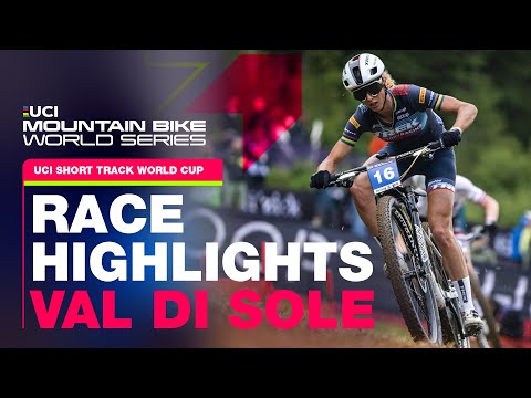 Val di Sole Women&#039;s Short Track Race Highlights | UCI Mountain Bike World Series