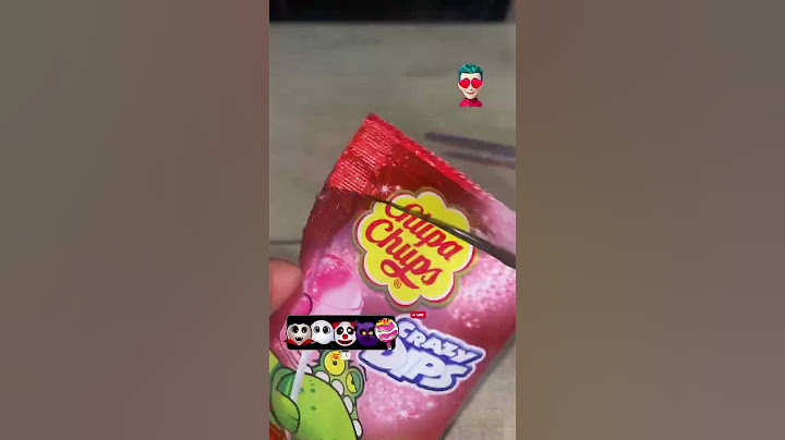 Chupa chups Yum New Flavour - Dip & 👅 🤔 ~ ASMR #shorts  #youtubeshorts