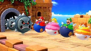Super Mario Party All Minigames in Balloon Outfits! Mario Vs Peach Vs Luigi Vs Daisy | 4K UHD
