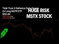 I'm Down Big After Selling a Put on MSTX Stock - What to Learn from This