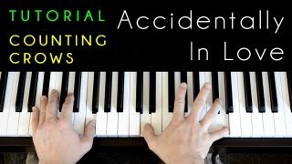 Counting Crows - Accidentally In Love (Shrek 2) (piano tutorial & cover)
