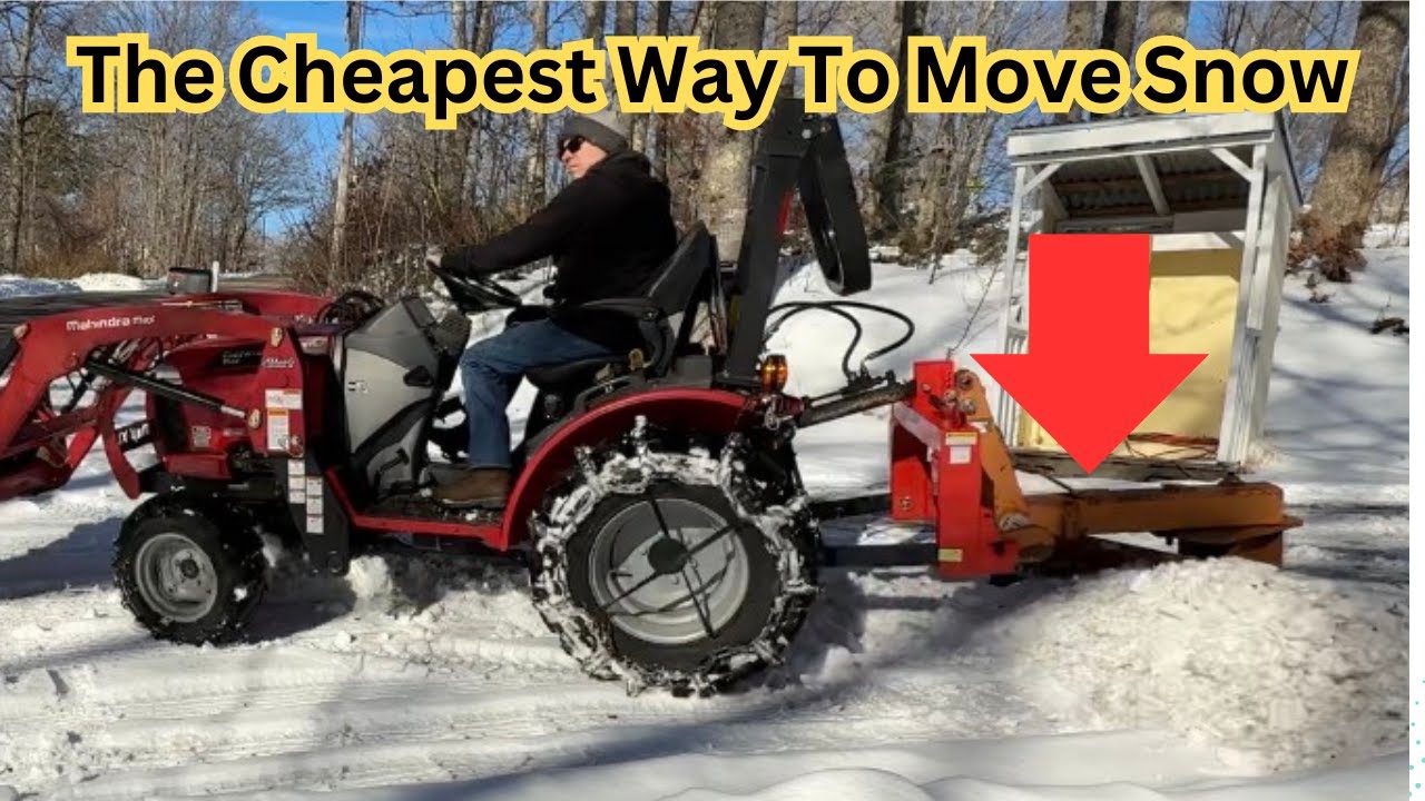 Почему вам НЕ НУЖЕН снегоуборщик за 4000 долларов для вашего трактора