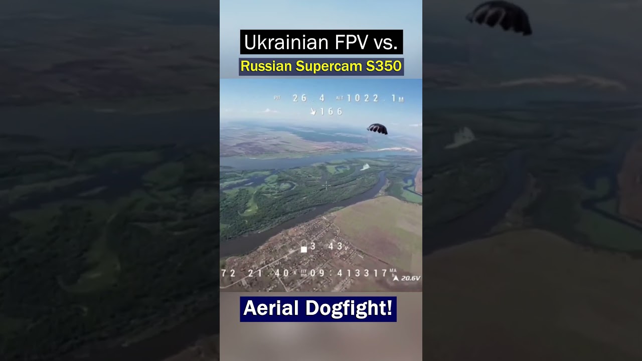 Drone Dogfight: Ukrainian FPV vs  Supercam S350