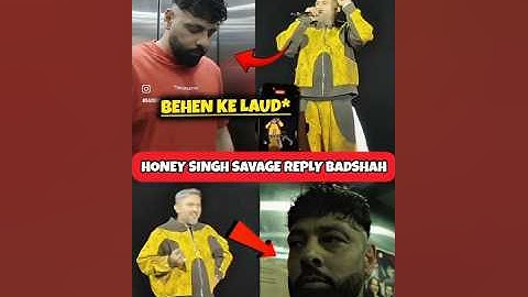 Honey Singh Savage Reply to Badshah in live consert 🤯 - Honey Singh vs Badshah #shorts