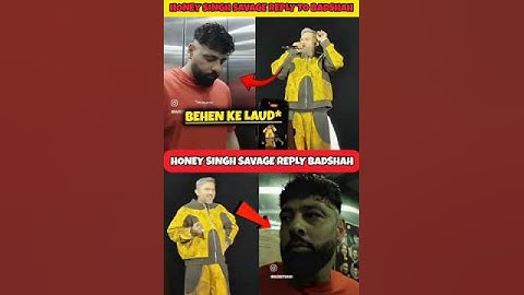 Honey Singh Savage Reply to Badshah in live consert 🤯 - Honey Singh vs Badshah #shorts