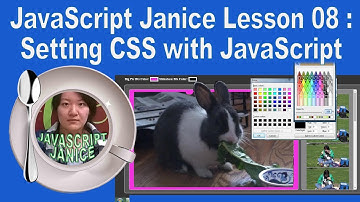 Jiayuan "Janice" Liu presents Javascript Lesson 8: JS meets CSS