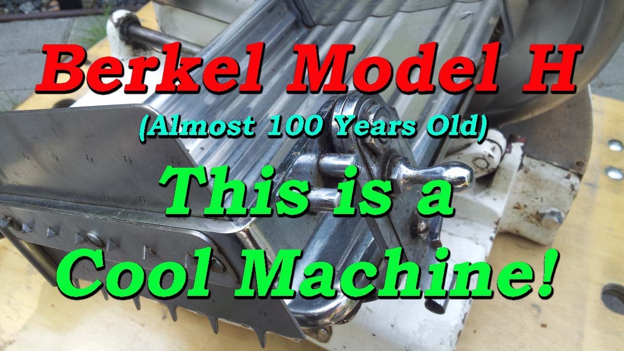Antique Berkel Manual Powered Meat Slicer Model H, NO electricity