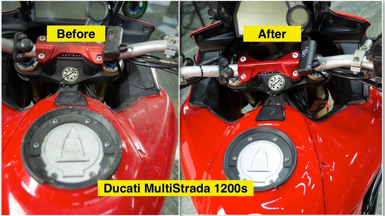 Ducati MultiStrada S1200 | Detailing therapy | Polishing | F24 Car Care