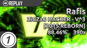 Rafis | ZiGZaG HACKER - V^3 (Hello World) [2015 REBORN] PASS 390/818x 88.46% #1