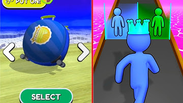 Going Balls VS Gaint Rush  , Android iOS Gameplay | Walkthrough , Ball Colour Run  New Update