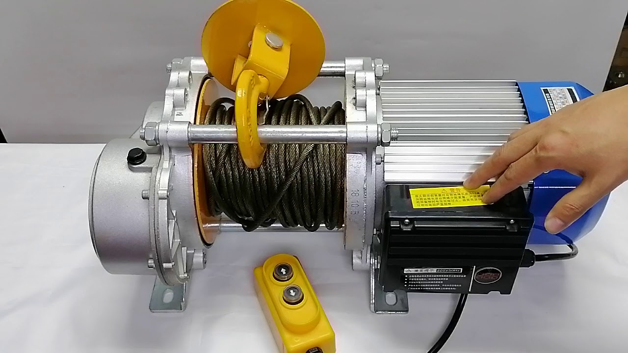 Fast electric hoist YouTube