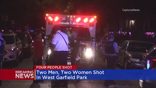 Two men, two women shot in West Garfield Park