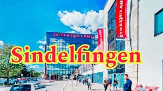 Sindelfingen City Germany 🇩🇪 Walking tour, 4k video