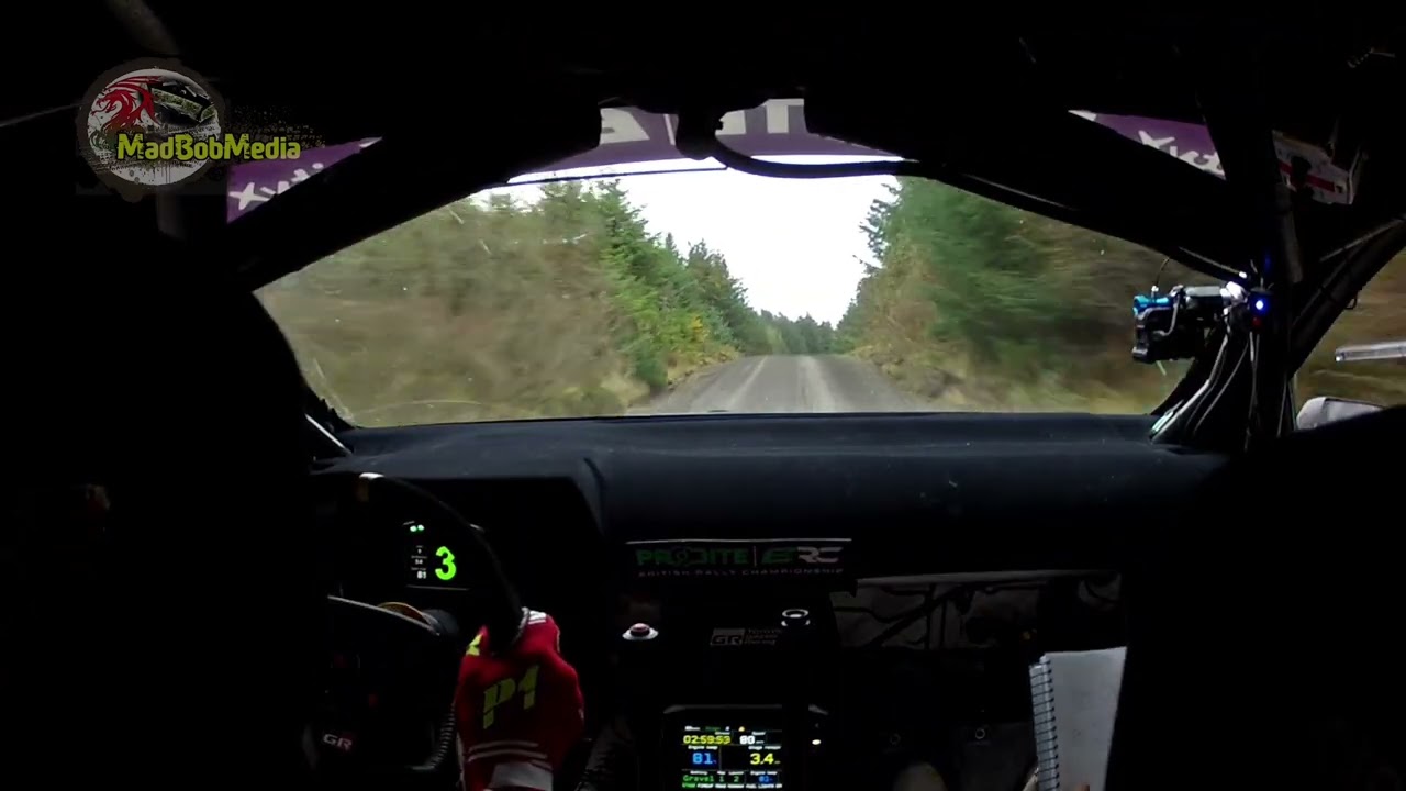 Toyota GR Yaris Rally2 Flat Out - Cambrian Rally Wales