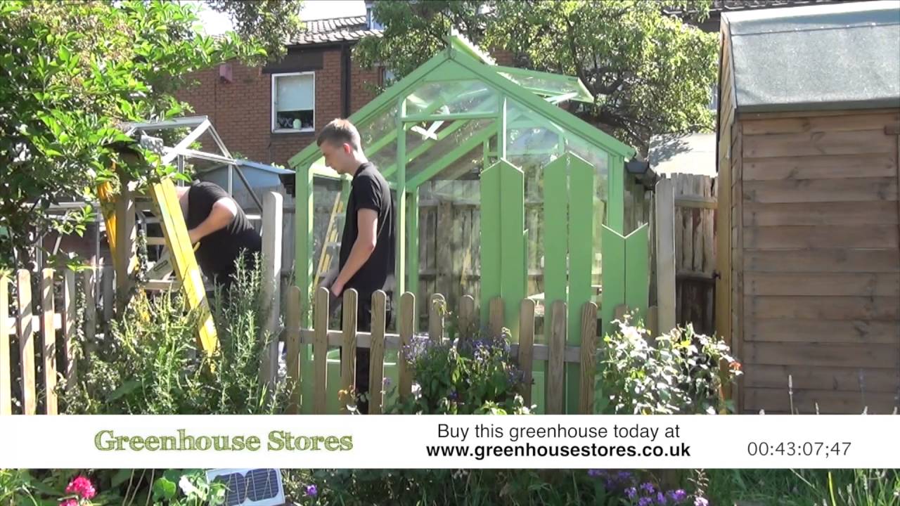 Cotswold Classic Wooden Greenhouse Installation