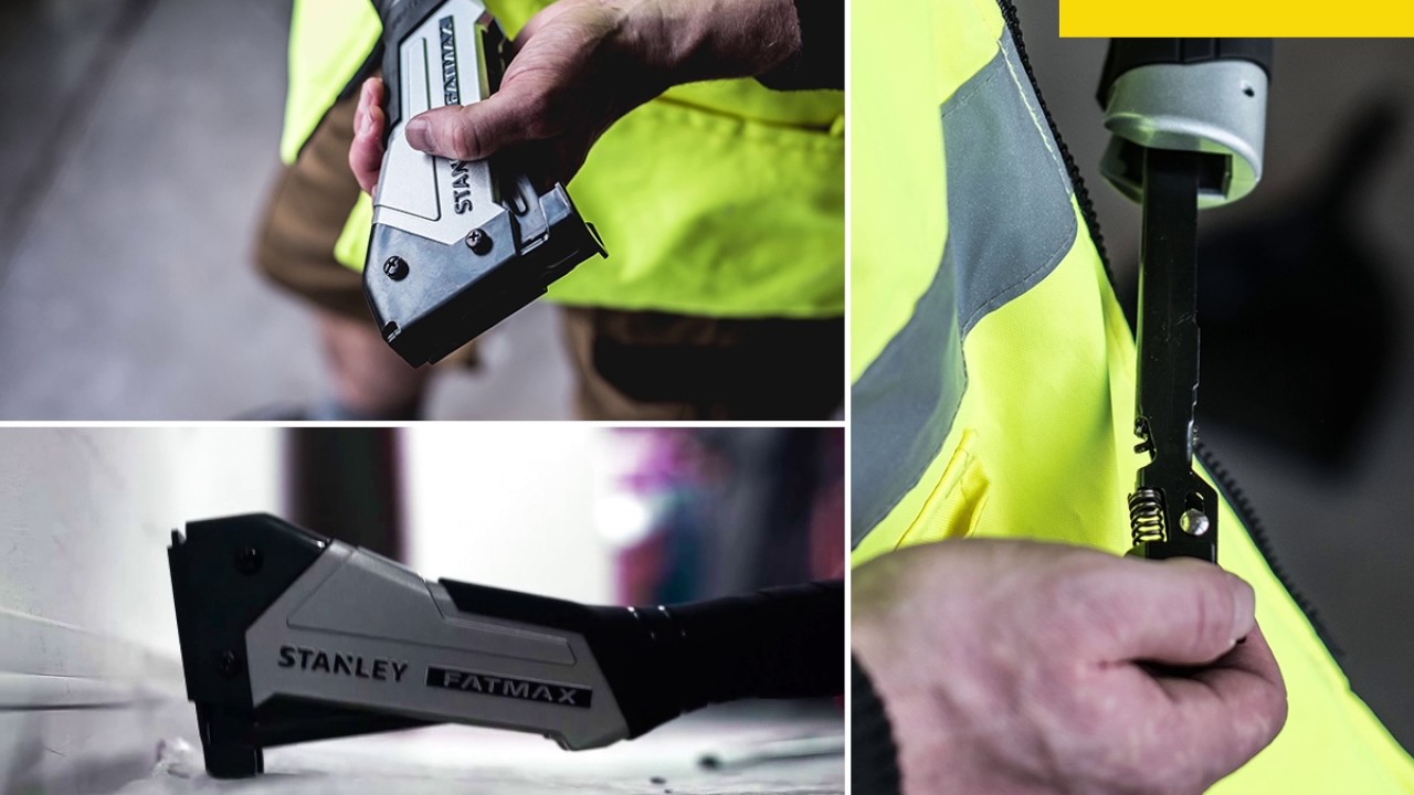 The STANLEY® FATMAX® ANTIVIBE™ YouTube Hammer - Tacker