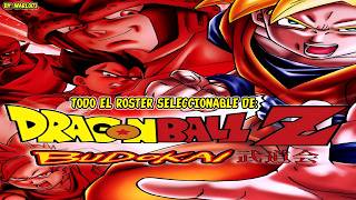 Todos los personajes seleccionables de Dragon Ball Z: Budokai HD