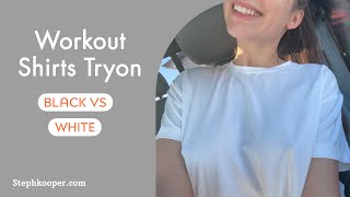 Workout Shirts Tryon Vs 4K With Steph Kooper