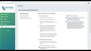 CAPTAIN Data System: Cadre Requirements Tutorial