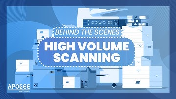 Behind the Scenes: High Volume Scanning & Efficient Document Management | Apogee Corporation