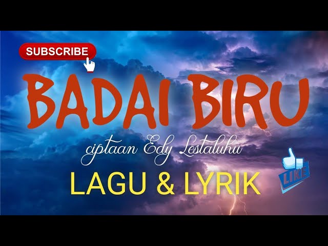 BADAI BIRU DANGDUT LIRIK DAN LAGU (BADAI BIRU DANGDUT LYRICS AND SONG) class=