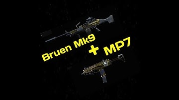 Bruen Mk9 + MP7 Best Attachment COD Warzone Best Loadout Combo