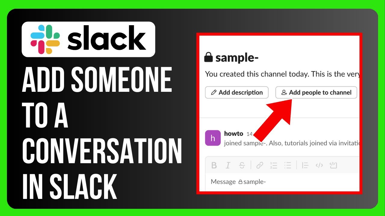 How to Add Someone to a Conversation in Slack - YouTube