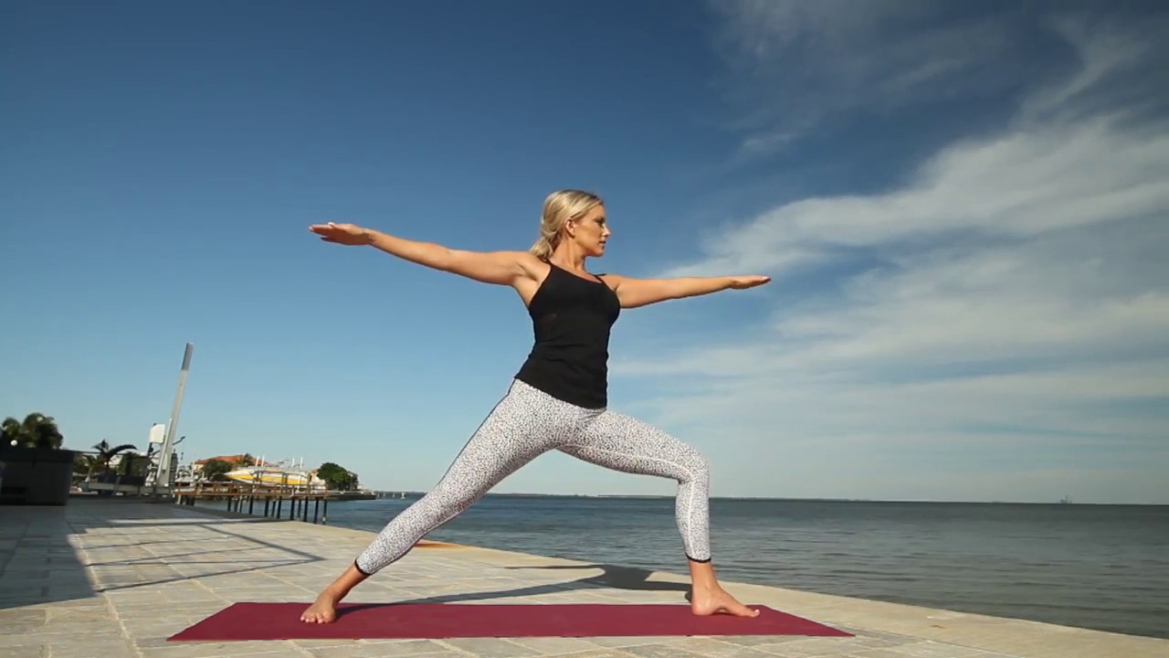Warrior Pose Explained – Step by Step by Yoga Burn