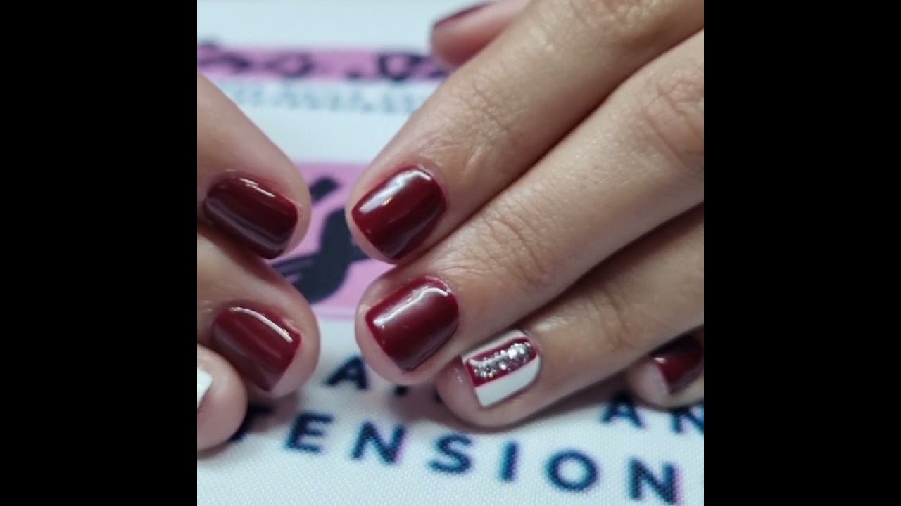 Manicure 💅 Gel Polish Short Nails #shellac #gel polish #Glasgow  #glasgownailtechnician - YouTube