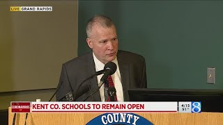 Press conference: How Kent County schools are responding to coronavirus