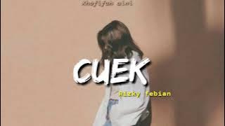 Rizky Febian - Cuek (Lirik) Lyric