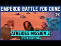 Emperor: Battle For Dune - Atreides Mission 2 - Hard Difficulty - 2K