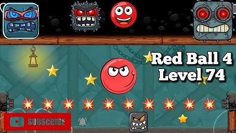 Red ball 4 level 74 into the Cave Full Gamer