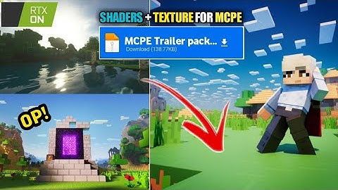 Top 1 Shaders for 1GB RAM 1.18  Minecraft Mobile RTX Graphics | Top 1 Shaders Minecraft Pe
