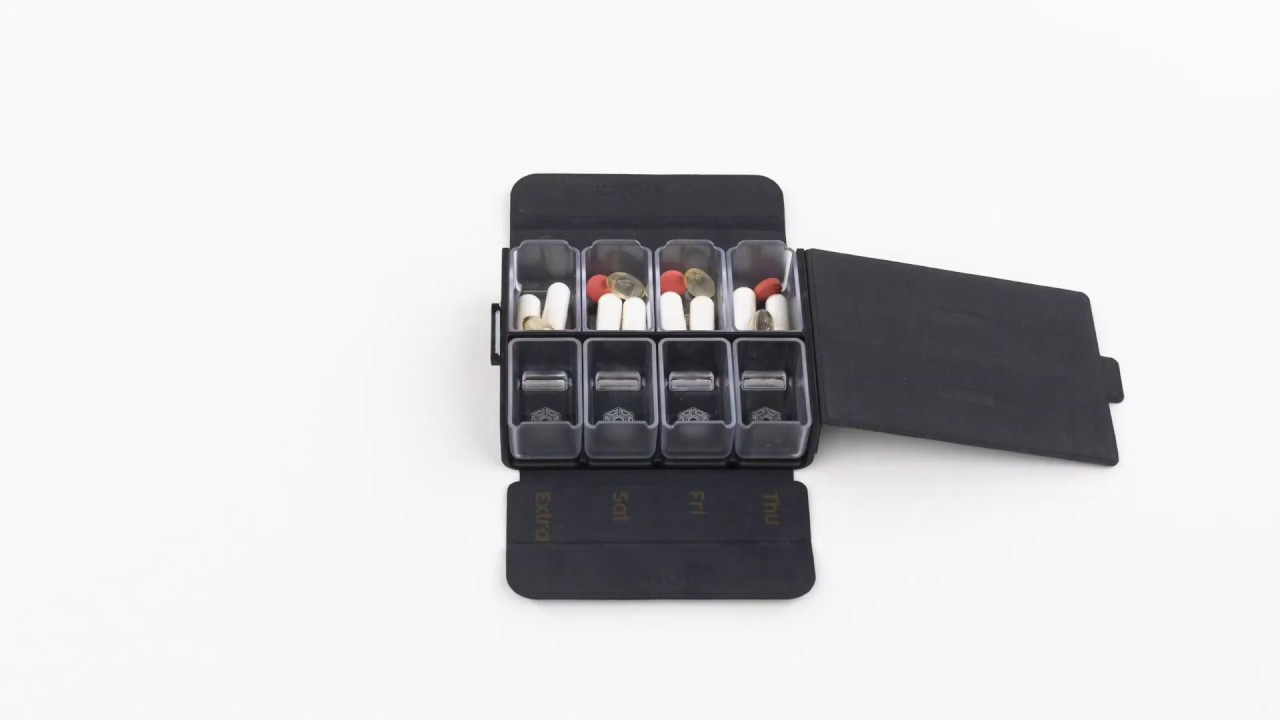 Nokabox Weekly Pill Organizer // Once A Day (Gold) video thumbnail