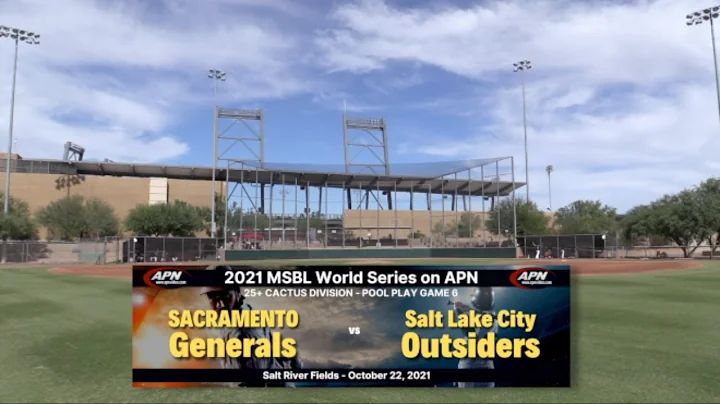 2021 MSBL WORLD SERIES SACRAMENTO GENERALS VS SALT...