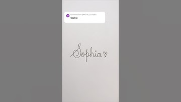 Sophia✨ #calligraphy #cursive #handwriting #lettering #penmanship #words #art #satisfying #shorts