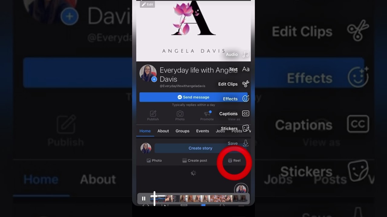 How to create a Facebook Reel