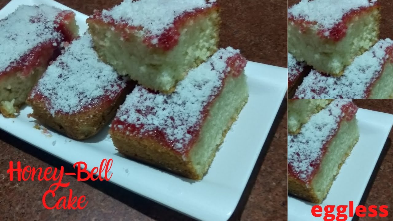 HoneyBell Cake Recipe  हनबल कक रसप  Honey Bell Eggless Cake in  Hindi  YouTube
