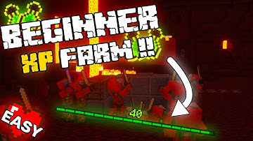 Minecraft : Easy XP FARM TUTORIAL ! ( Without Mob Spawner )