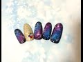 エアジェルギャラクシーネイルの作り方【ネイリストもちこ】Galaxy nail by Airgel