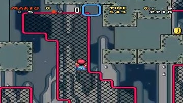 SMW Custom Level - Climbing Cave
