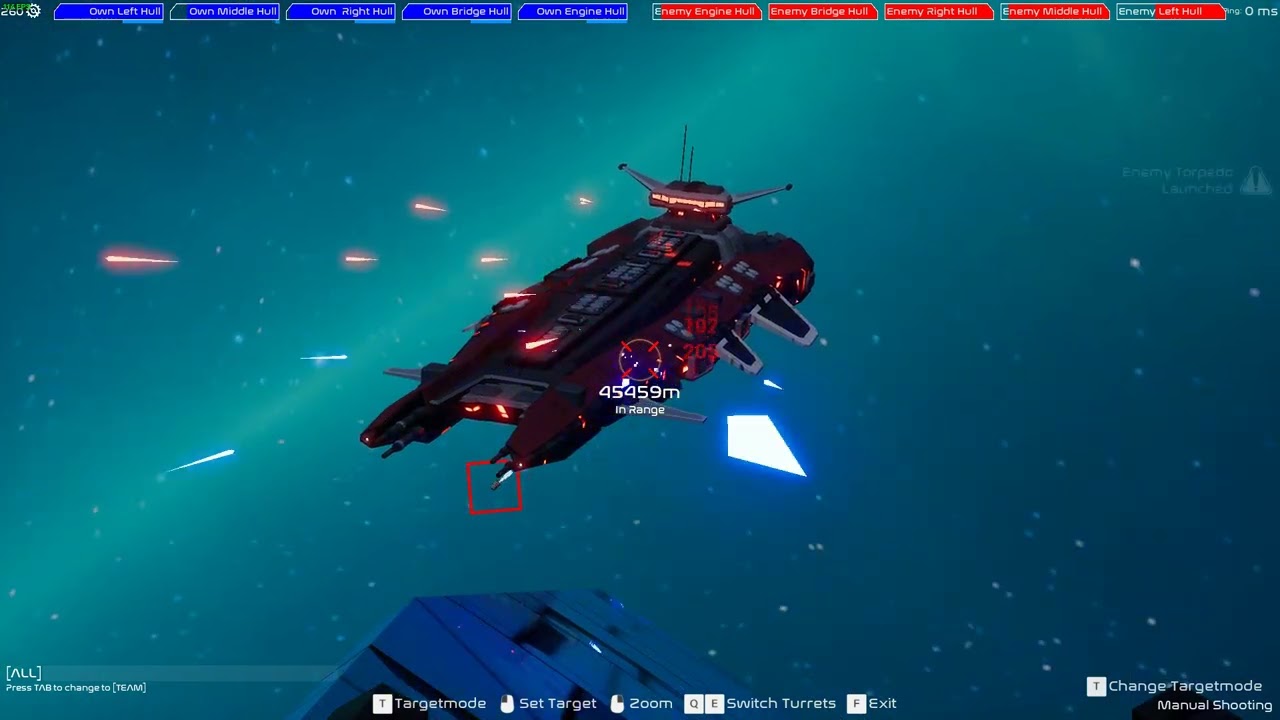 Deep space battle simulator but its scuffed