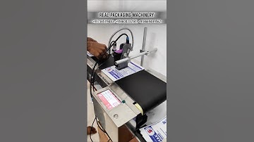 Mini Conveyor with Printer Machine | Batch codding Machine #printer #batchcodding #dateprinter