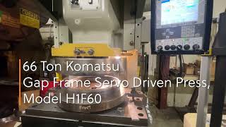 66 Ton Komatsu Press - Lot 35 | Harris Machine Tools Auction | June 11