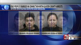 Five people charged in connection with Glacier County arrests