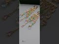 Серьги многорядные "Эхо весны" #серьги #handmade #ручнаяработа #авторскиеукрашения #ЛарисаТуманьян