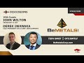 Discussion with john wilton  derek iwanaka  bemetals corp tsxvbmet  copper