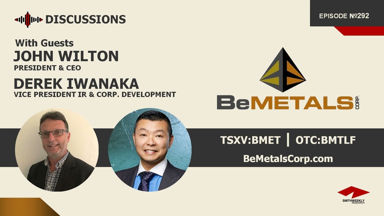 Discussion with John Wilton & Derek Iwanaka | BeMetals Corp (TSXV:BMET) | Copper